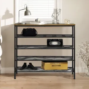 100cm 5-Tier Shoe Rack Storage Cabinet