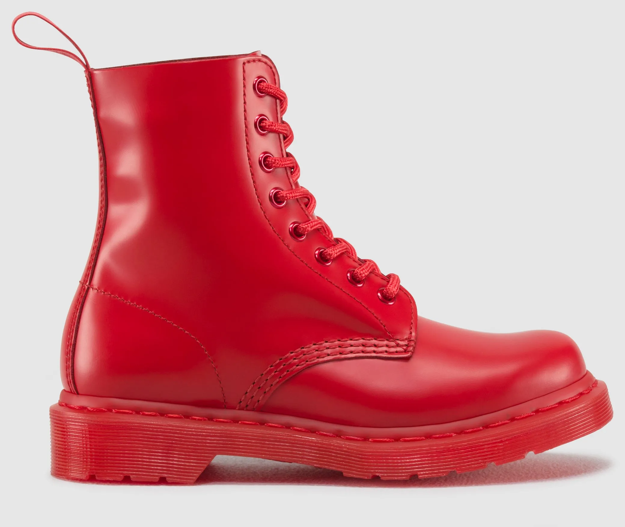 1460 Pascal Poppy Red Smooth Boot