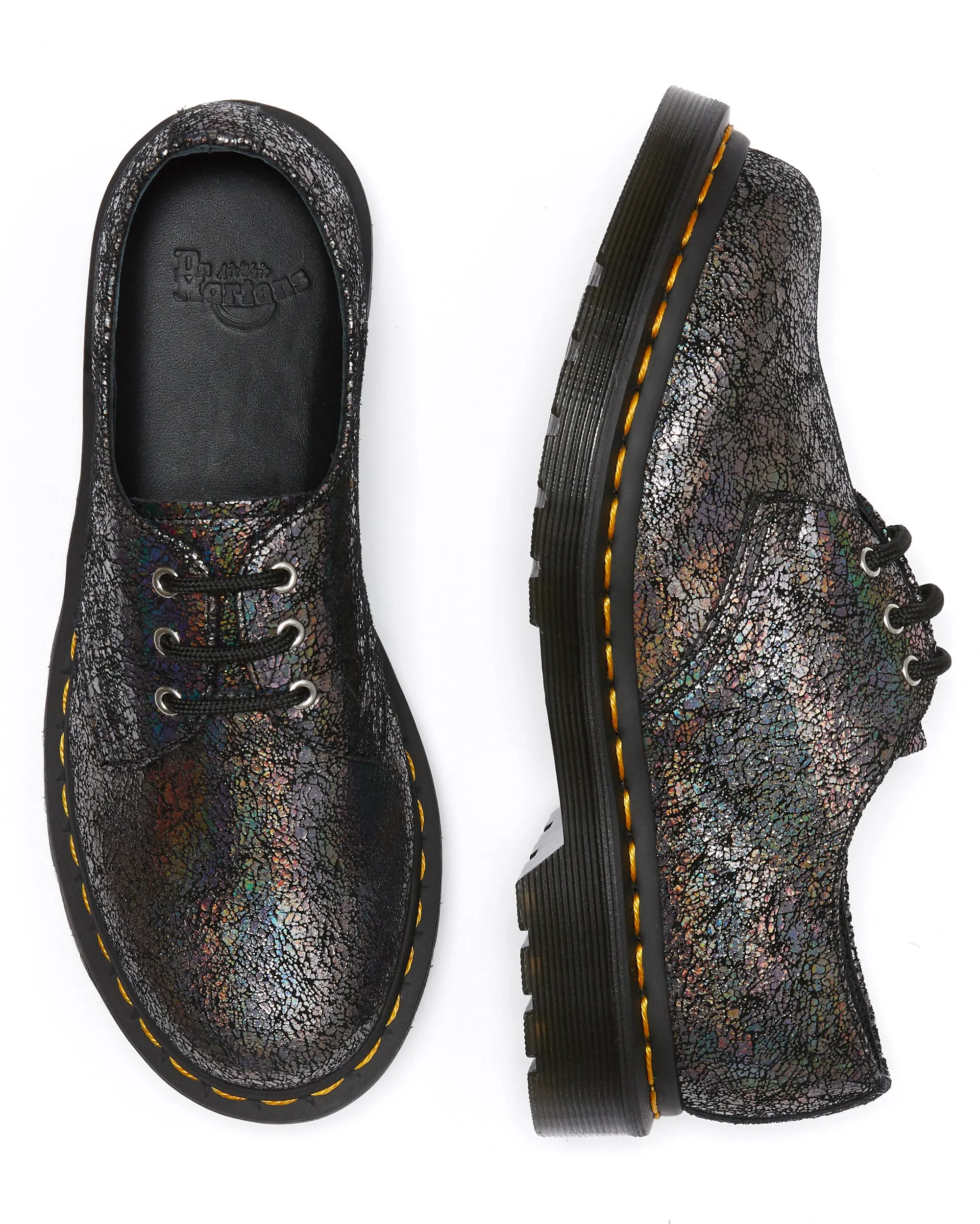 1461 Gunmetal Iridescent Crackle Oxford