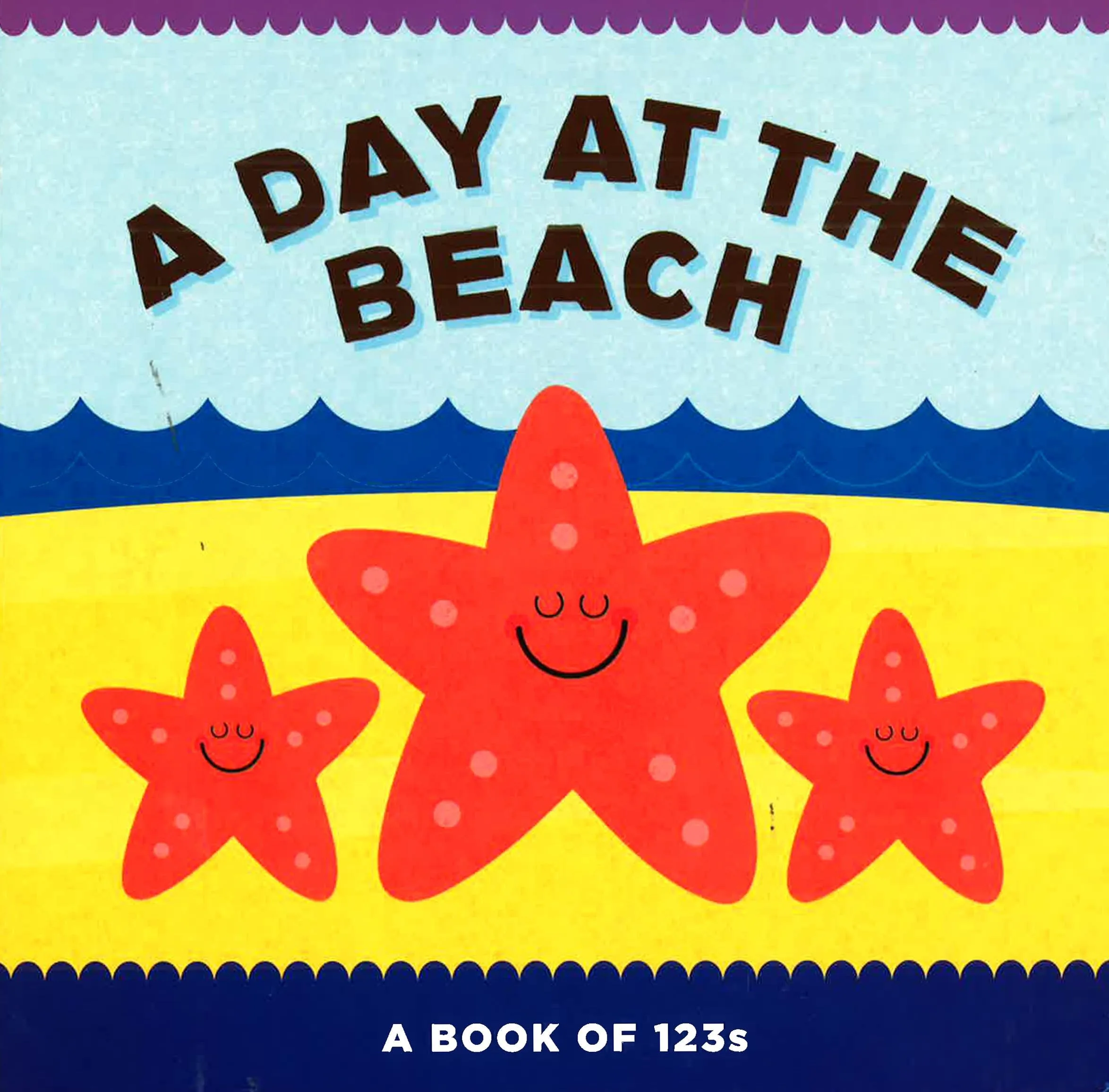 A Day At The Beach: A Book Of 123S