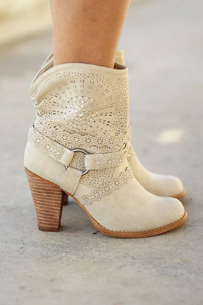 Adelaide Cream Booties