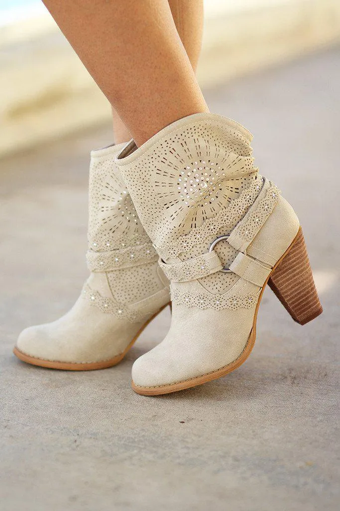 Adelaide Cream Booties