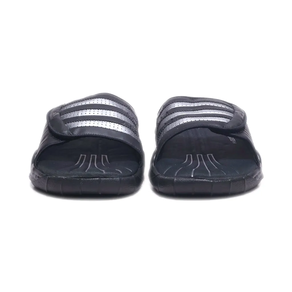 Adidas Superstar Sliders Pu Leather Black Colour For Men