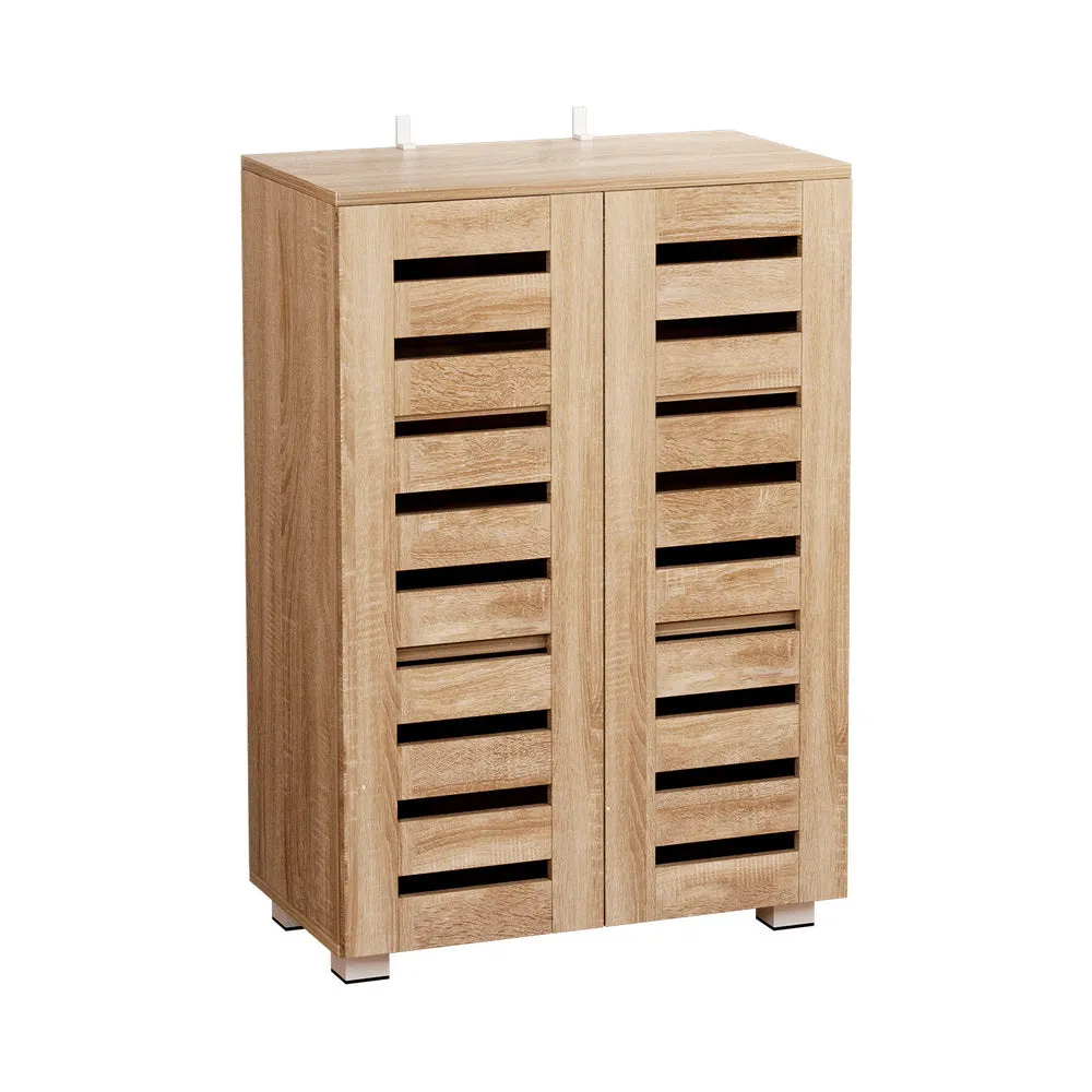 Adjustable 5-Tier Shoe Cabinet w/ Ventilated Doors - Artiss