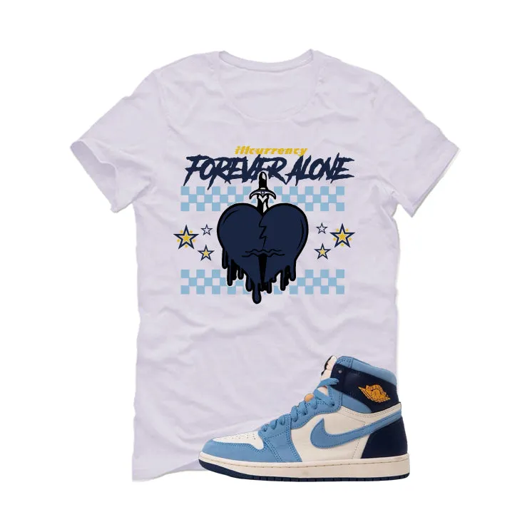 Air Jordan 1 High OG WMNS First in Flight White T-Shirt (Forever Alone)| illcurrency