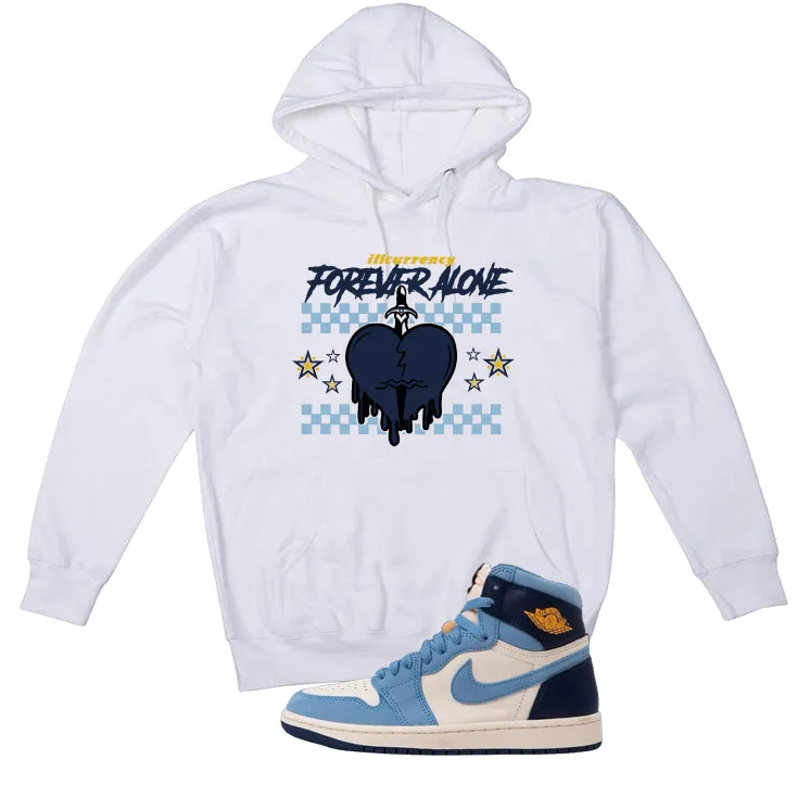 Air Jordan 1 High OG WMNS First in Flight White T-Shirt (Forever Alone)| illcurrency