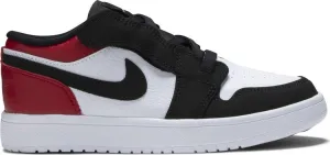 Air Jordan 1 Low Alt PS Black Toe Sneakers, White