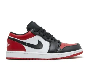 AIR JORDAN 1 LOW 'BRED TOE' sneakers, red