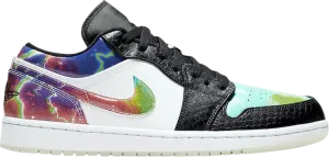 Air Jordan 1 Low Galaxy sneakers, white