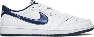 Air Jordan 1 Low Retro OG Midnight Navy, white