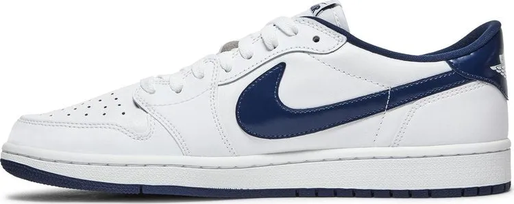 Air Jordan 1 Low Retro OG Midnight Navy, white