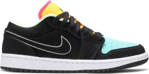 Air Jordan 1 Low SE Aurora Green, black