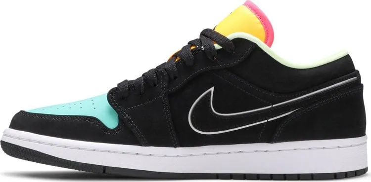 Air Jordan 1 Low SE Aurora Green, black