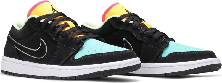 Air Jordan 1 Low SE Aurora Green, black