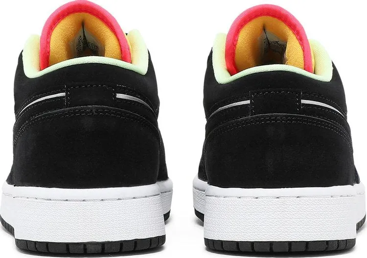 Air Jordan 1 Low SE GS Aurora Green, black