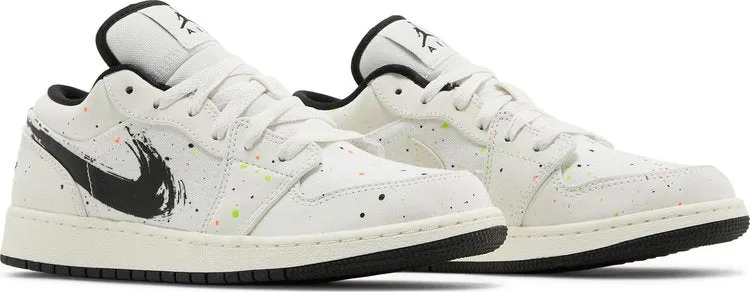 Air Jordan 1 Low SE GS Paint Splatter, cream