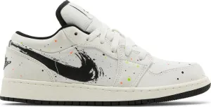 Air Jordan 1 Low SE GS Paint Splatter, cream