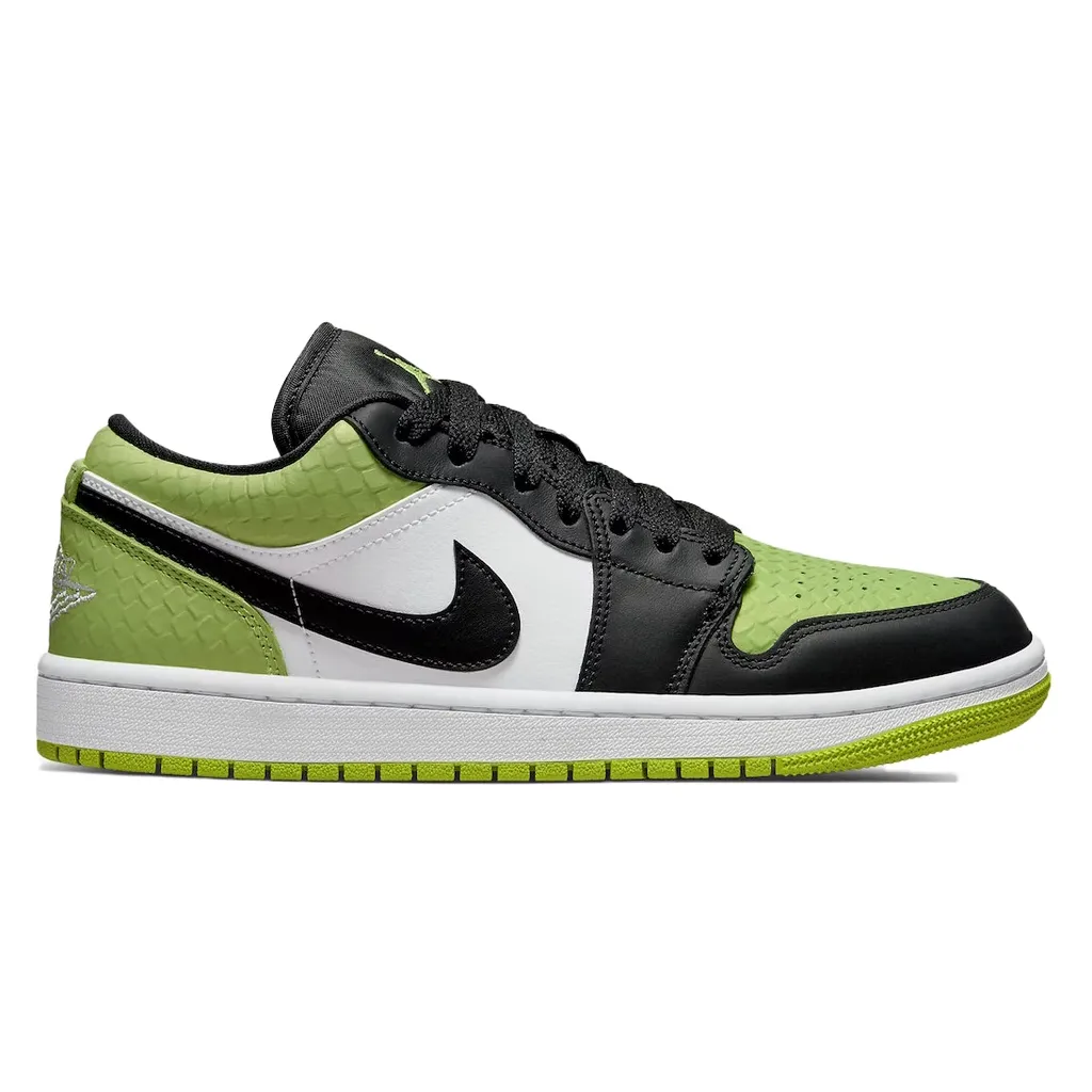 Air Jordan 1 Low Snakeskin Vivid Green (W)