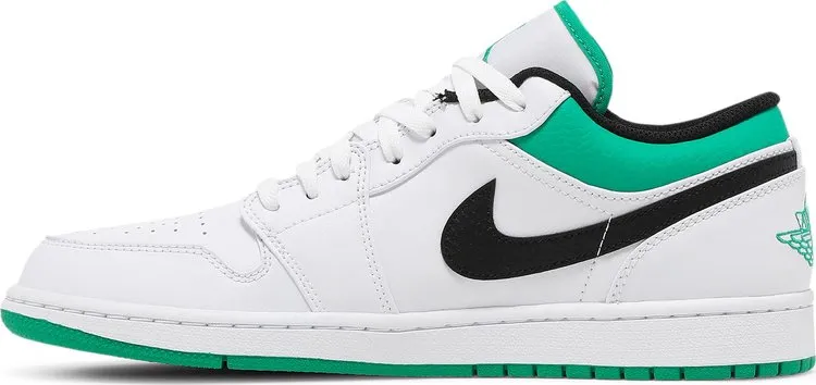 Air Jordan 1 Low White Lucky Green sneakers, white