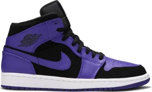 Air Jordan 1 Mid Dark Concord Sneakers, Purple