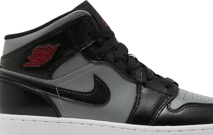 Air Jordan 1 Mid GS Shadow sneakers, gray