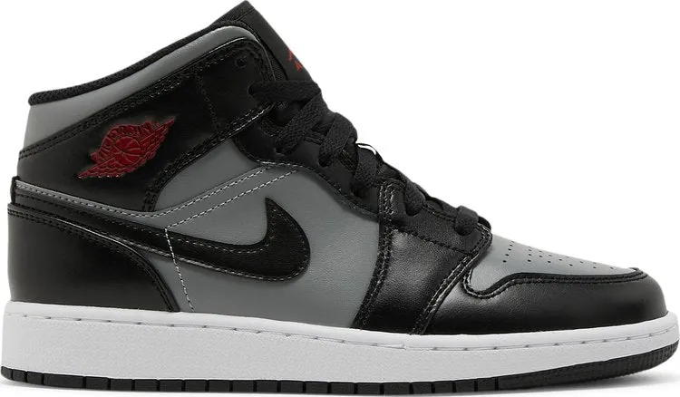 Air Jordan 1 Mid GS Shadow sneakers, gray