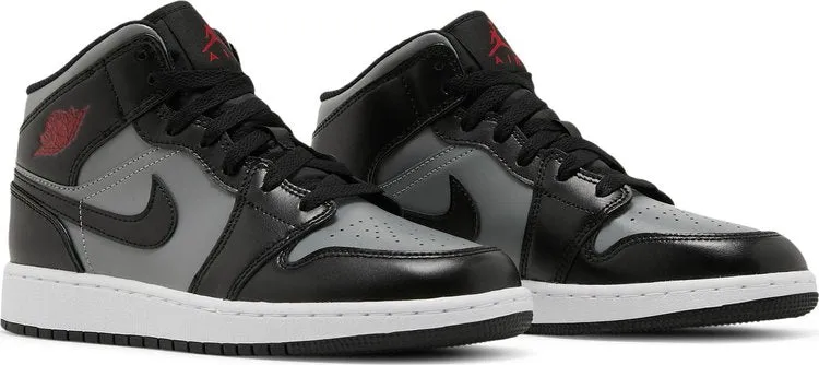 Air Jordan 1 Mid GS Shadow sneakers, gray