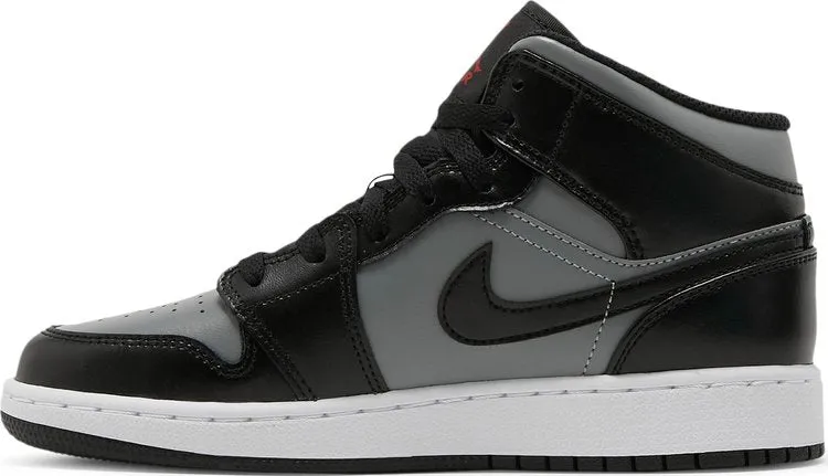 Air Jordan 1 Mid GS Shadow sneakers, gray