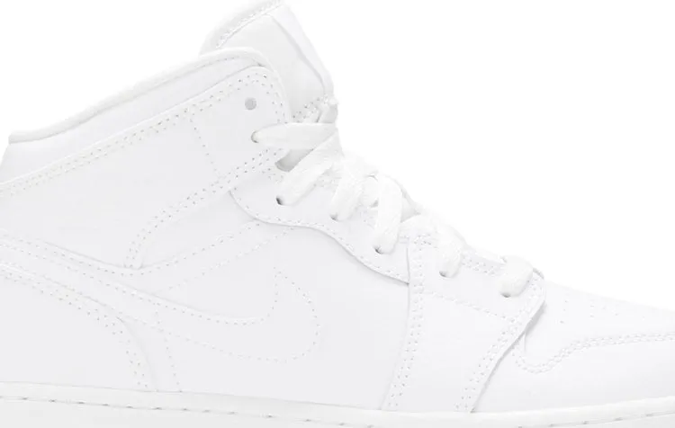 Air Jordan 1 Mid GS Triple sneakers, white