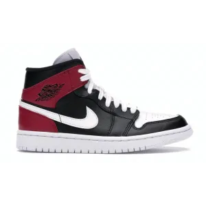 Air Jordan 1 Mid "Black Noble Red" (W)