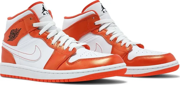 Air Jordan 1 Mid SE Electro Orange Sneakers