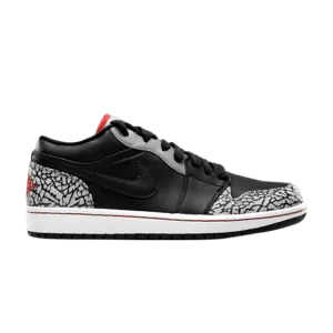 Air Jordan 1 Phat Low 'Cement Grey' Black