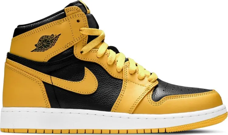 Air Jordan 1 Retro High OG GS Pollen Sneakers, Yellow