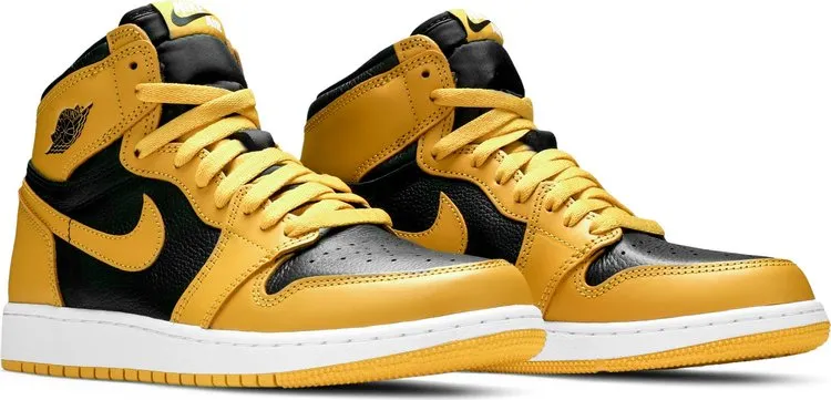 Air Jordan 1 Retro High OG GS Pollen Sneakers, Yellow