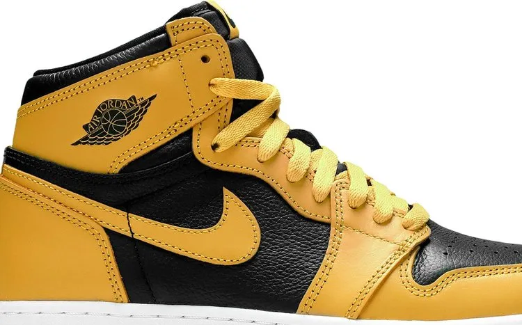 Air Jordan 1 Retro High OG GS Pollen Sneakers, Yellow