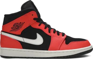 Air Jordan 1 Retro Mid Infrared 23, red