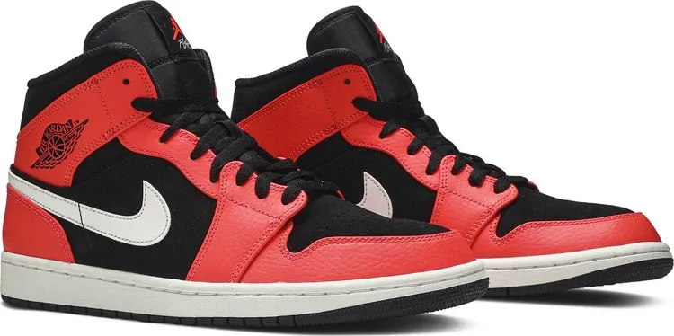 Air Jordan 1 Retro Mid Infrared 23, red