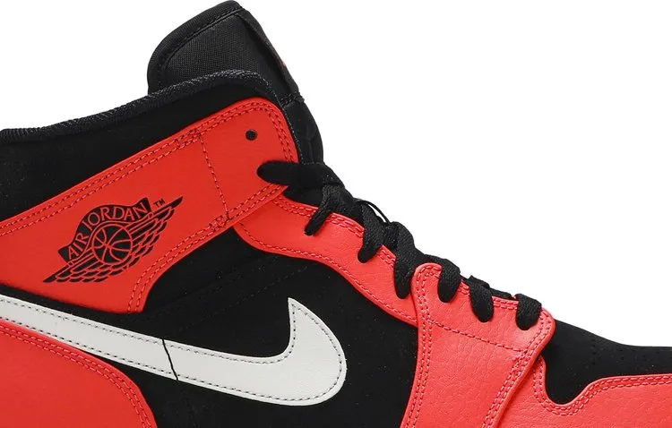 Air Jordan 1 Retro Mid Infrared 23, red