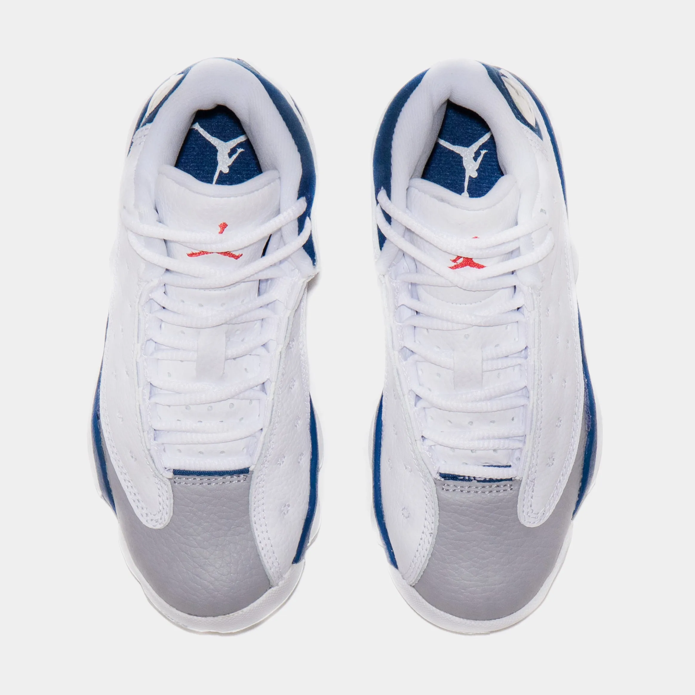 Air Jordan 13 Retro French Blue Preschool Lifestyle Shoes (White/Blue) Free Shipping