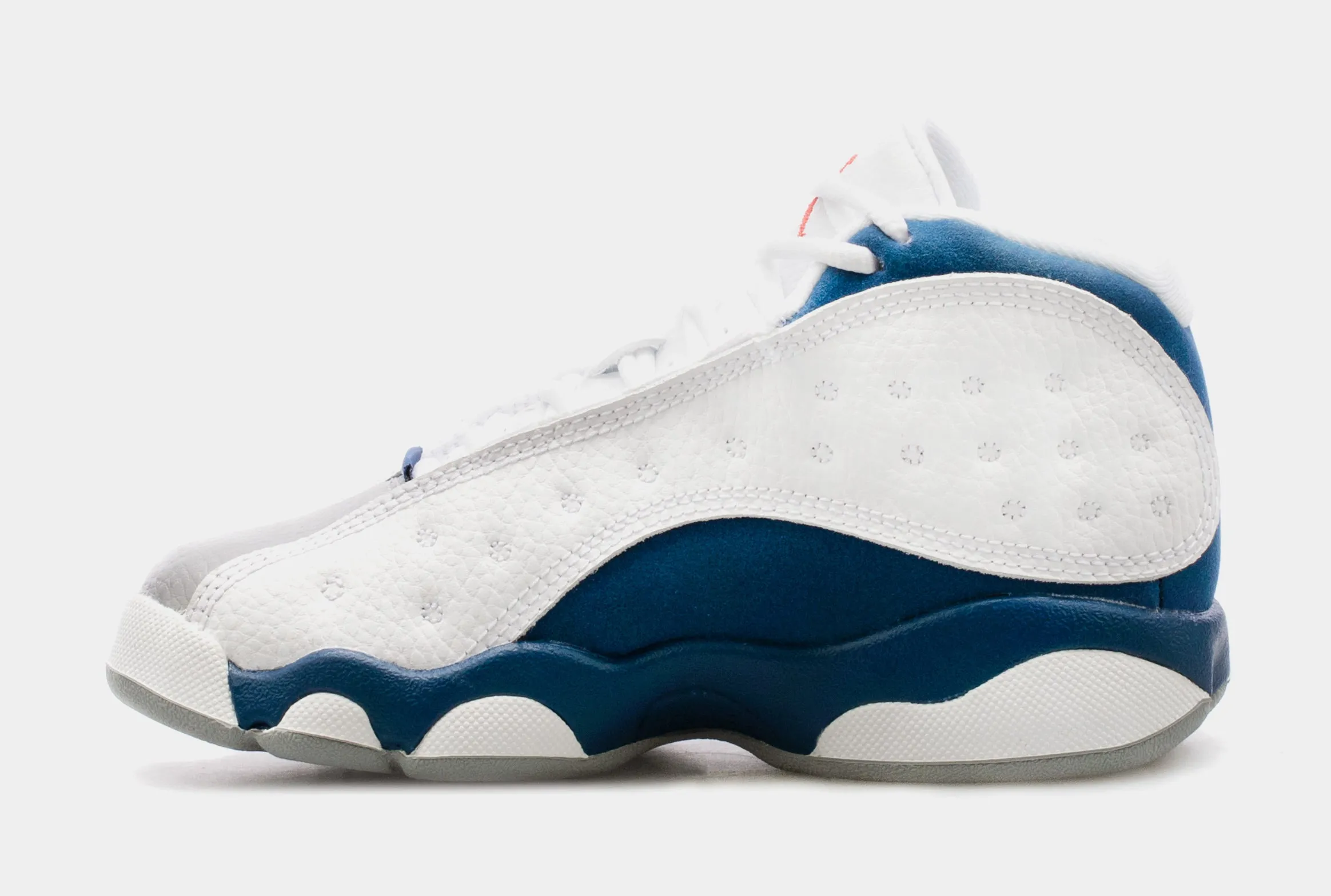 Air Jordan 13 Retro French Blue Preschool Lifestyle Shoes (White/Blue) Free Shipping