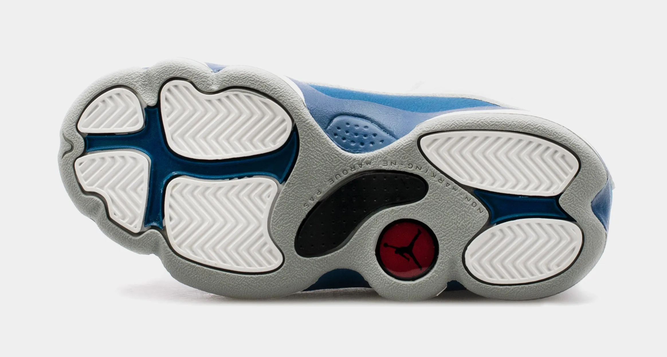 Air Jordan 13 Retro French Blue Preschool Lifestyle Shoes (White/Blue) Free Shipping