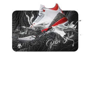 Air Jordan 3 “Fire Red” OG Black T-Shirt (SPLASH SNK)