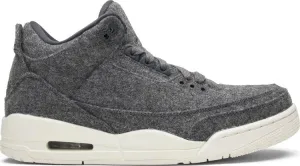 Air Jordan 3 Retro Wool sneakers, gray