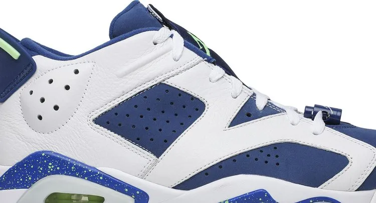 Air Jordan 6 Low Ghost Green, white