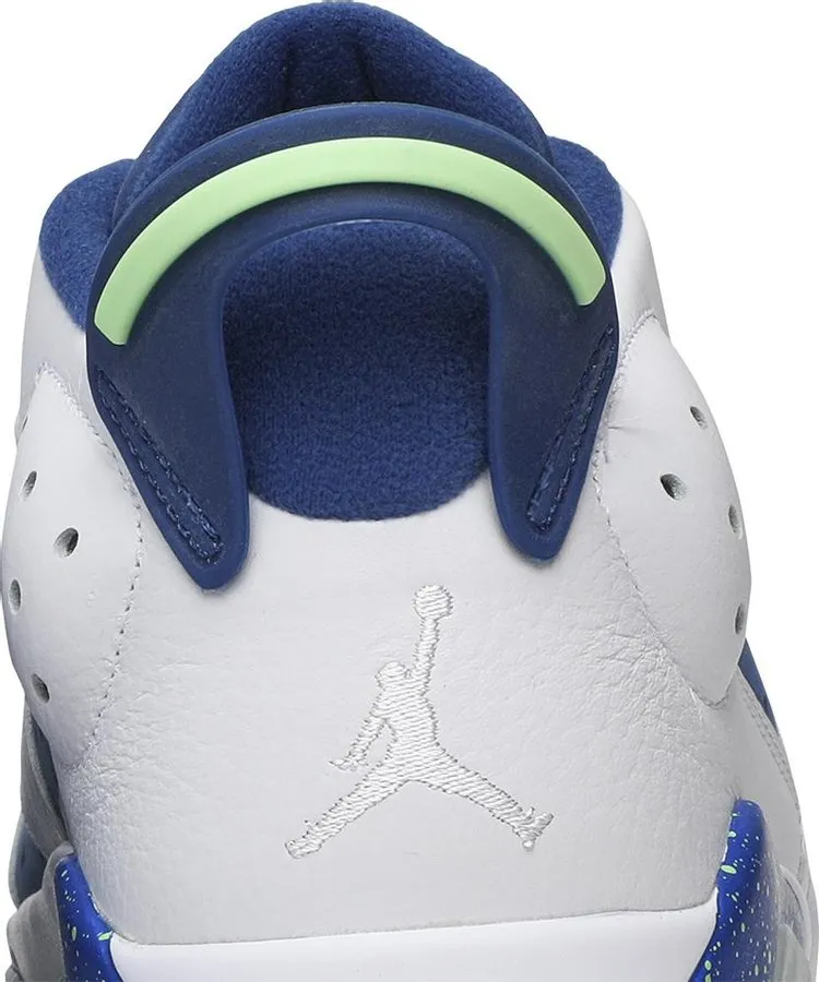 Air Jordan 6 Low Ghost Green, white