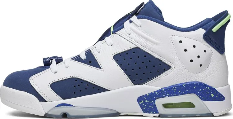 Air Jordan 6 Low Ghost Green, white