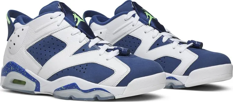 Air Jordan 6 Low Ghost Green, white