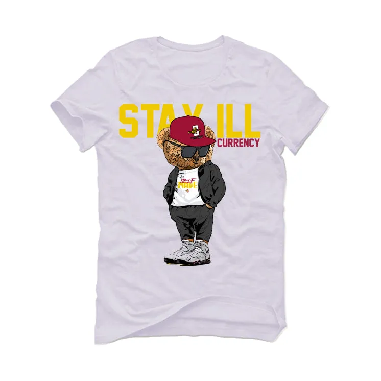 Air Jordan 7 “Cardinal” White T-Shirt (Stay ill Bear)