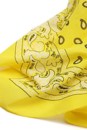 All U Need Square Bandana - Yellow