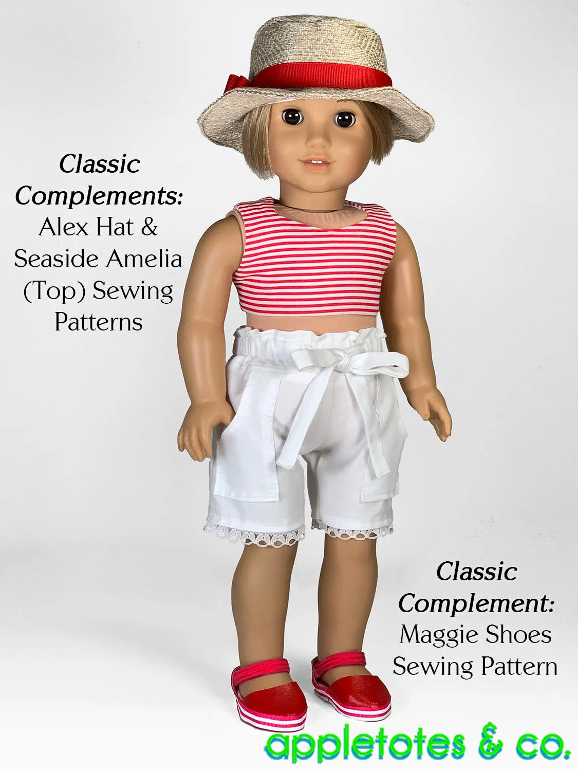 Angie Shorts 18 Inch Doll Sewing Pattern